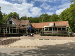 Front of the Restaurant Boschwachter in `t Mastbos at the Huisdreef street