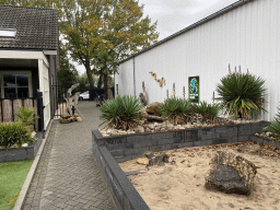 Entrance of the Reptielenhuis De Aarde zoo at the Aardenhoek street