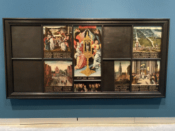Paintings about the Sacrament of Niervaert at the `De Collectie - 450 jaar kunst en geschiedenis` exhibition in Room 1 at the Ground Floor of the Stedelijk Museum Breda