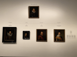 Paintings of the Nassau family at the `De Collectie - 450 jaar kunst en geschiedenis` exhibition in Room 1 at the Ground Floor of the Stedelijk Museum Breda, with explanations