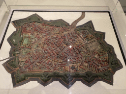 Scale model of the city of Breda at the end of the 18th century at the `De Collectie - 450 jaar kunst en geschiedenis` exhibition in Room 1 at the Ground Floor of the Stedelijk Museum Breda