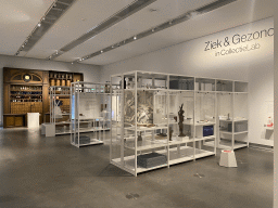 Interior of the `Ziek & Gezond - Collectielab` exhibition in Room 3 at the Ground Floor of the Stedelijk Museum Breda