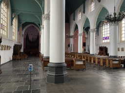 Nave and organ of the Sint-Martinuskerk church, viewed from the Maria Chapel