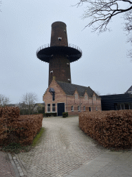 Northeast side of the De Hoop windmill, viewed from the Liesboslaan street