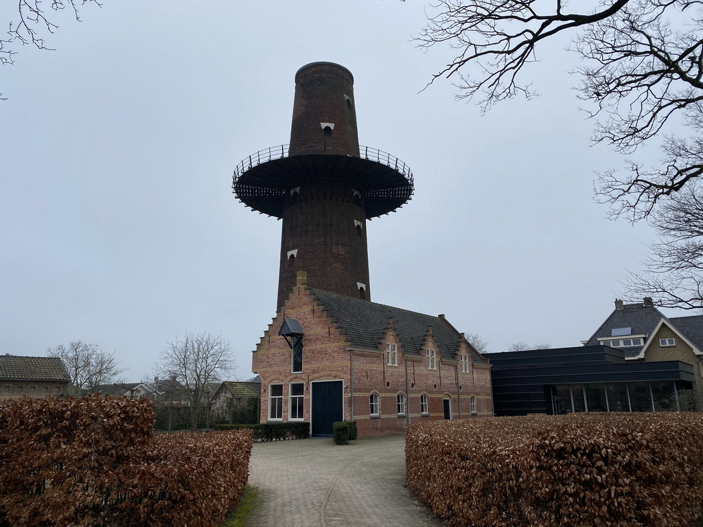 Northeast side of the De Hoop windmill, viewed from the Liesboslaan street