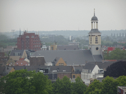 The St. Antonius Cathedral, viewed from the Smakenrad ferris wheel at the Chasséveld square
