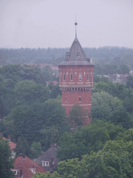 The Watertoren tower at the Wilhelminasingel street, viewed from the Smakenrad ferris wheel at the Chasséveld square