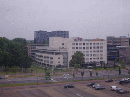The Chasséveld square with the Breda Police Office, viewed from the Smakenrad ferris wheel