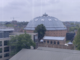 The Koepelgevangenis building, viewed from the Smakenrad ferris wheel at the Chasséveld square