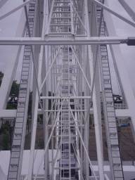 Interior of the Smakenrad ferris wheel at the Chasséveld square, viewed frcom our capsule