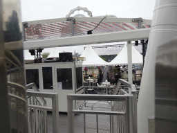 Lobby of the Smakenrad ferris wheel at the Chasséveld square, viewed frcom our capsule