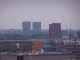 Apartment Buildings at the Dirk Hartogstraat street, viewed from the Smakenrad ferris wheel at the Chasséveld square