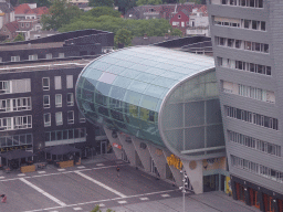 The Chasséveld square with the Turfschip building, viewed from the Smakenrad ferris wheel