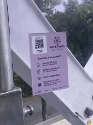 Information on ordering at the Smakenrad ferris wheel at the Chasséveld square