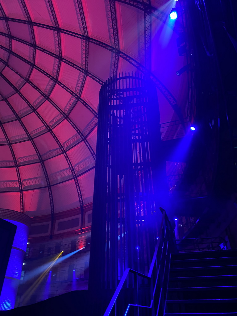 Staircase at the Koepelgevangenis building, during the `Vleugels to the Max` exhibition