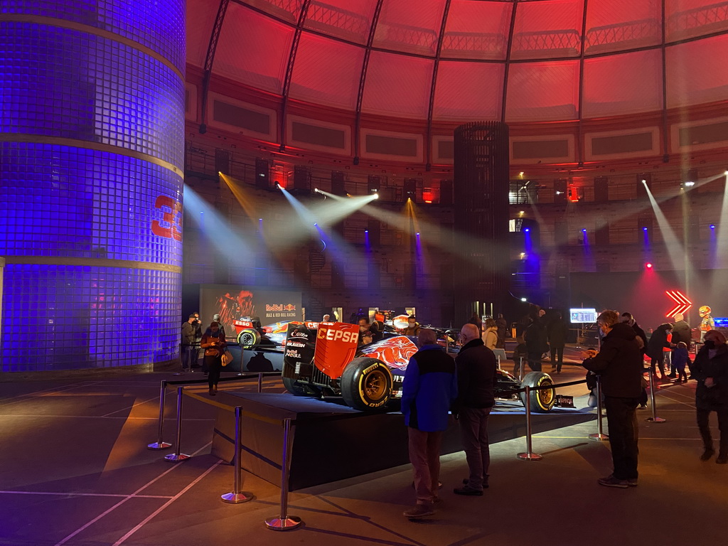 Formula 1 cars at the `Vleugels to the Max` exhibition at the Koepelgevangenis building