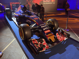 Front right side of the Scuderia Toro Rosso STR10 Formula 1 car at the `Vleugels to the Max` exhibition at the Koepelgevangenis building