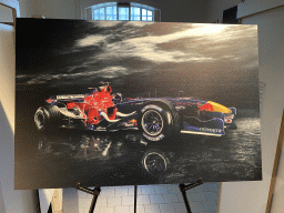 Photograph of the Torro Rosso STR1 Formula 1 car at the `Vleugels to the Max` exhibition at the Koepelgevangenis building