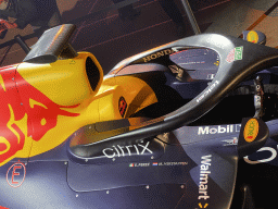 Cockpit of the Red Bull Racing RB16B Formula 1 car at the `Vleugels to the Max` exhibition at the Koepelgevangenis building