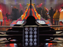 Back side of the Red Bull Racing RB16B Formula 1 car at the `Vleugels to the Max` exhibition at the Koepelgevangenis building