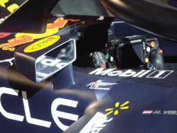 Cockpit of the Red Bull Racing RB16B Formula 1 car at the `Vleugels to the Max` exhibition at the Koepelgevangenis building