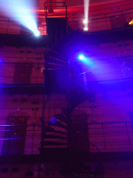 Staircase at the Koepelgevangenis building, during the `Vleugels to the Max` exhibition