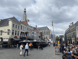 The Grote Markt square with the Grote Kerk church