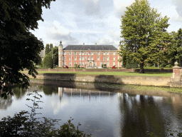 The Mark river and the east side of the Breda Castle, viewed from the Stadspark Valkenberg