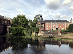 The Mark river and the southeast side of the Breda Castle, viewed from the Stadspark Valkenberg