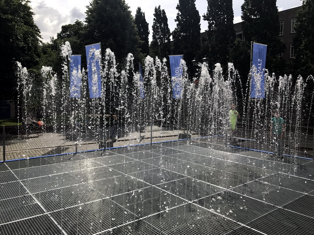 The Peace Fountain at the Kasteelplein square