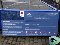 Information on the Peace Fountain at the Kasteelplein square