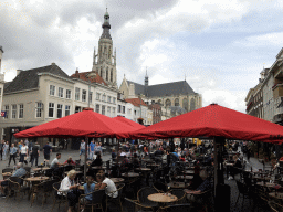 The Grote Markt square with the Grote Kerk church