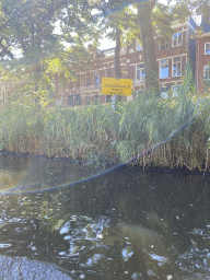 The Mark river and houses at the Mauritssingel street, viewed from our tour boat