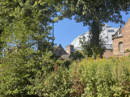 The Koepelgevangenis building at the Nassausingel street, viewed from our tour boat on the Mark river