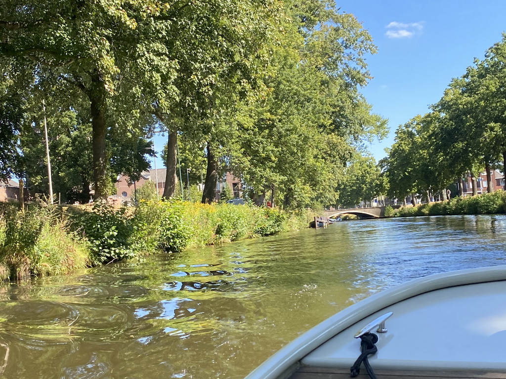 The Nassaubrug bridge over the Mark river, viewed from our tour boat