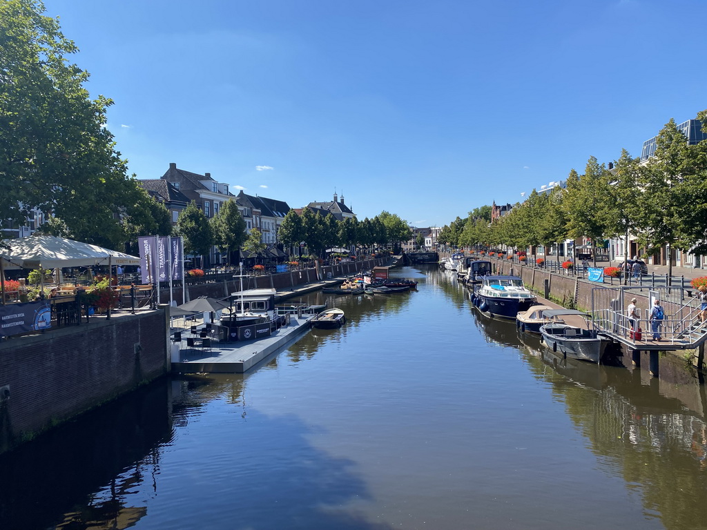 The Haven canal, viewed from the Hoge Brug bridge