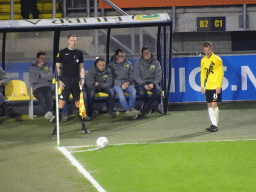 NAC Breda taking a corner kick on the field of the Rat Verlegh Stadium, during the match NAC Breda - FC Den Bosch