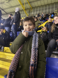 Max at the F9 grandstand of the Rat Verlegh Stadium, during the half-time of the match NAC Breda - FC Den Bosch