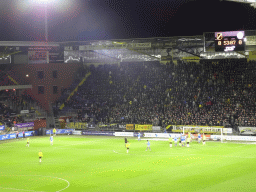 NAC Breda taking a corner kick on the field of the Rat Verlegh Stadium, during the match NAC Breda - FC Den Bosch