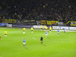 Players celebrating the second goal of NAC Breda on the field of the Rat Verlegh Stadium, during the match NAC Breda - FC Den Bosch