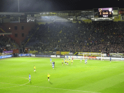 Players on the field of the Rat Verlegh Stadium, right after the match NAC Breda - FC Den Bosch