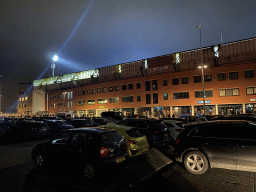 Southeast side of the Rat Verlegh Stadium, right after the match NAC Breda - FC Den Bosch, by night