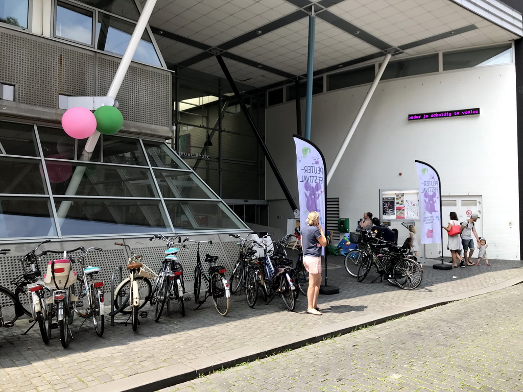 Entrance to the Breda Library at the Molenstraat street