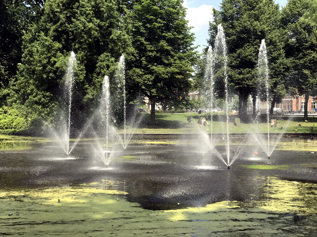 Fountain at the Stadspark Valkenberg