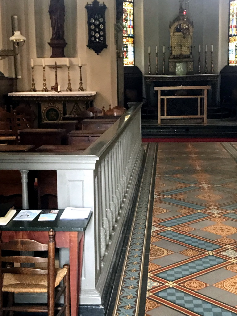 Interior of the St. Catharinakerk church at the Begijnhof garden