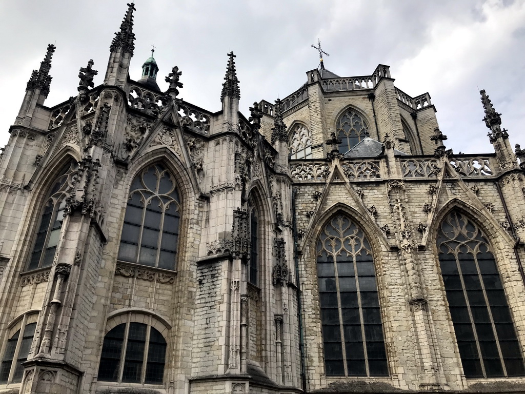 Southeast side of the Grote Kerk church, viewed from the Grote Markt square