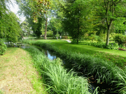 North part of the canal inbetween the French Garden and the English Garden of Bouvigne Castle