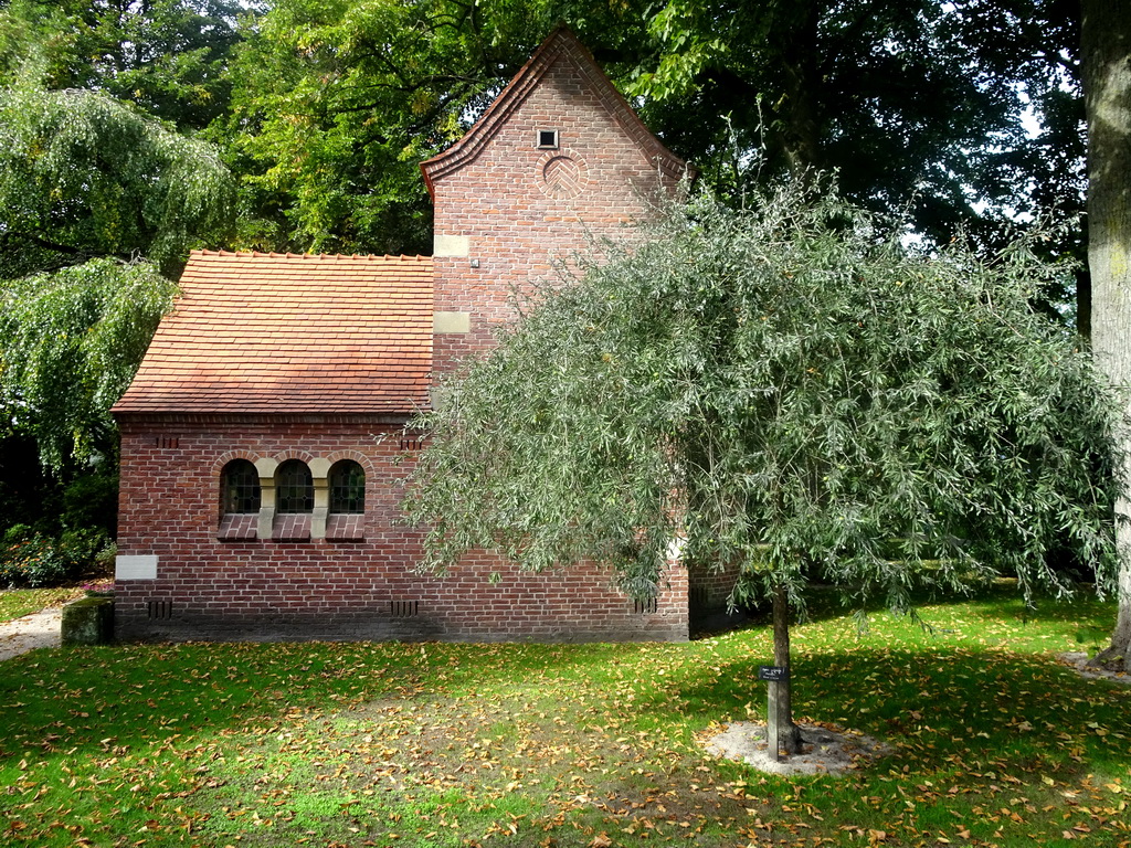 Burial chapel at the east side of the gardens of Bouvigne Castle