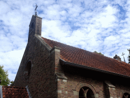 Right front facade of the Chapel at the English Garden of Bouvigne Castle