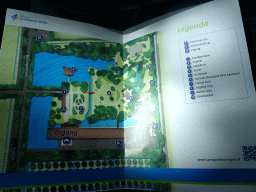 Map of Bouvigne Castle and its gardens